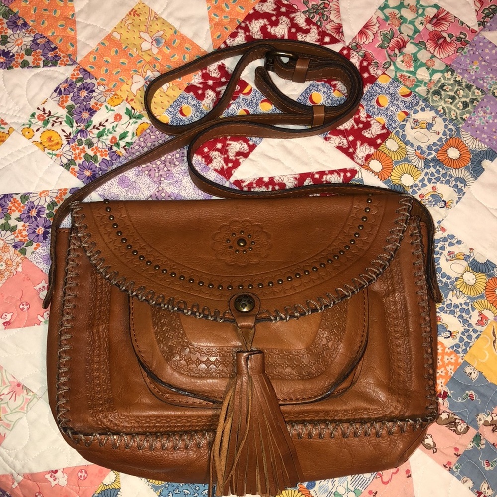 Patricia Nash Beaumont Flap Italian Leather Crossbody